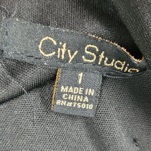 City Studio Scuba Illusion Waist Fit and Flare Mini Dress 1 7426-FY9B - Picture 7 of 10